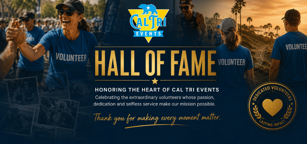 Cal Tri Events Hall of Fame honoring dedicated volunteers