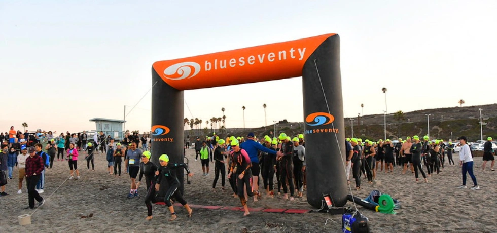 Cal Tri LA Swim Start