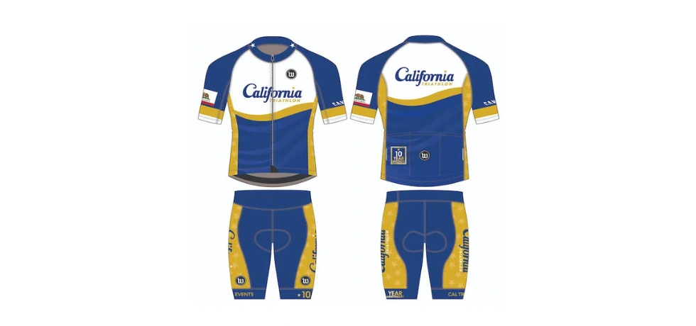 California Triathlon 10-Year Anniversary Kit By Wattie Ink